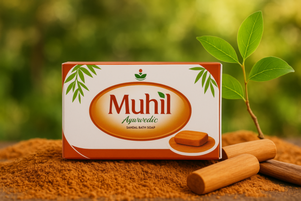 Muhil sandal soap 125 g - pack of 5
