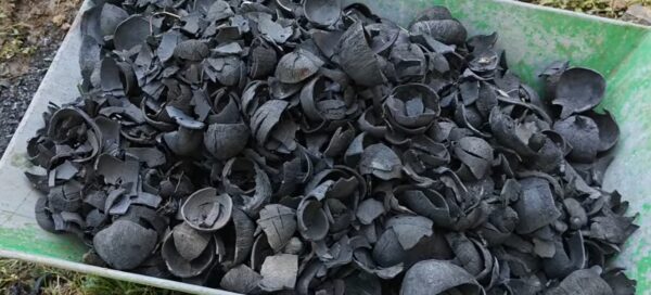 Coconut charcoal from Muhil farms - 5kg kg.
